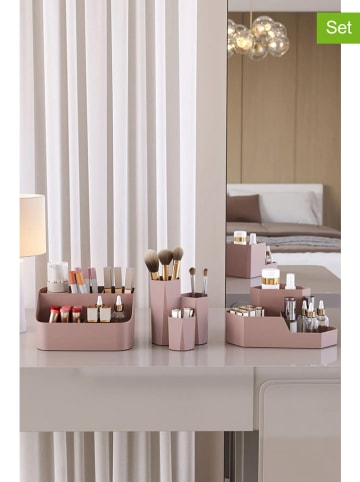 Coin de Pierre 3tlg. Set: Make-Up-Organizer in Rosa
