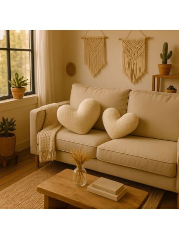 Coin de Pierre Kissen in Beige - (L)38 x (B)33 cm