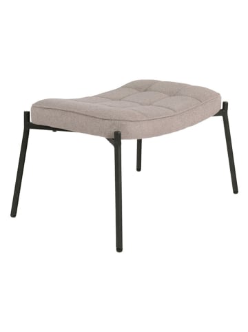 House Nordic Fußstütze "Savona" in Grau/ Schwarz - (B)42,5 x (H)39 x (T)63 cm