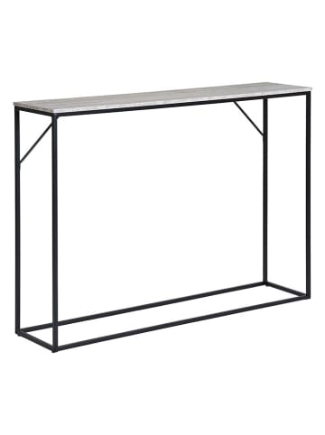 House Nordic Sideboard "Vita" beige/zwart - (B)110 x (H)80 x (D)26 cm