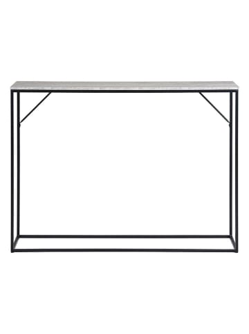 House Nordic Sideboard "Vita" beige/zwart - (B)110 x (H)80 x (D)26 cm