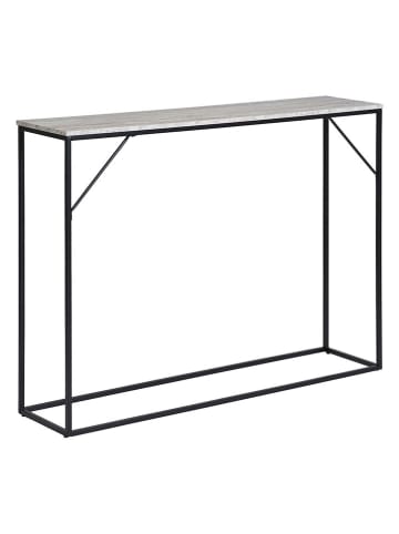 House Nordic Sideboard "Vita" beige/zwart - (B)110 x (H)80 x (D)26 cm
