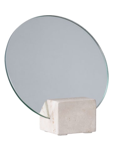House Nordic Tischspiegel in Beige - (H)18 x Ø 18 cm