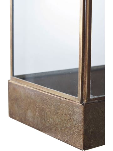 House Nordic Lantaarn "Manali" messingkleurig - (B)25 x (H)36,5 cm