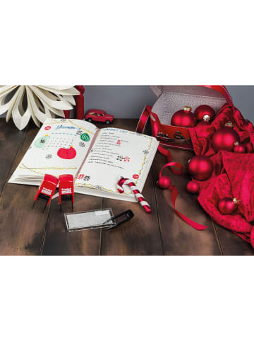 trodat 5tlg. Kreativstempel-Set: "Switch, Weihnachten" in Rot