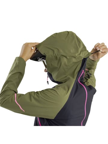 DYNAFIT Fahrradjacke "Ride" in Schwarz/ Grün