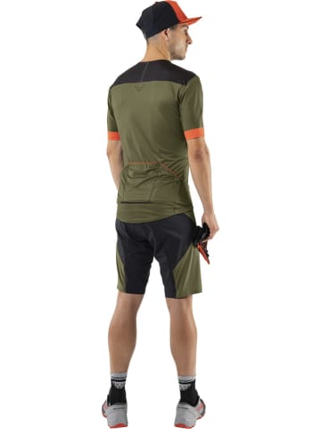 DYNAFIT Fahrradtrikot "Ride Light" in Khaki/ Orange/ Schwarz