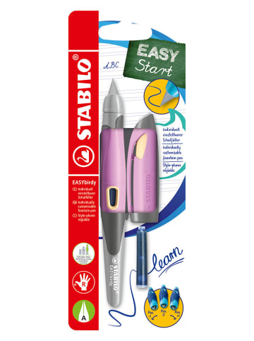 STABILO Schulfüller - Rechtshänder "EASYbirdy" - Feder A - Rosa (löschbar)