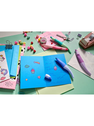 STABILO Tintenroller für Linkshänder in Rosa - EASYoriginal - Blau (löschbar)