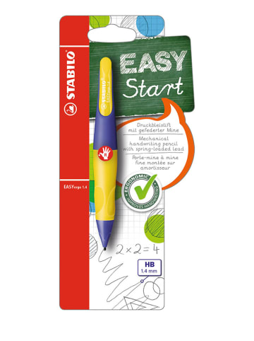 STABILO Druckbleistift "Easy ergo" - Rechtshänder - in Blau/ Gelb