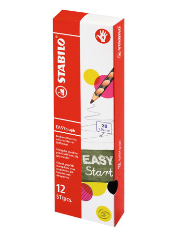 STABILO Bleistifte für Rechtshänder "STABILO EASYgraph" - 12 Stück