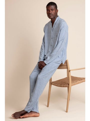 admas Pyjama in Hellblau