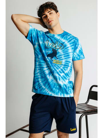 admas Pyjama in Blau