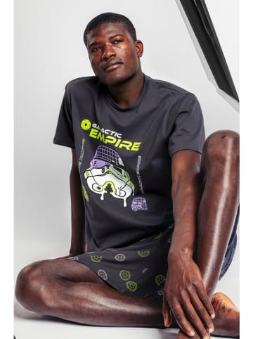 admas Pyjama in Grau