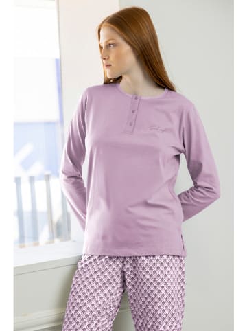 admas Pyjama in Flieder