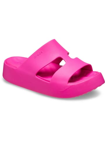 Crocs Klapki "Getaway Platform" w kolorze różowym