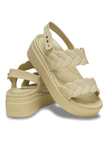 Crocs Haksandalen "Brooklyn" beige