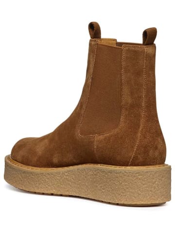 Geox Leren chelseaboots "Elidea" lichtbruin