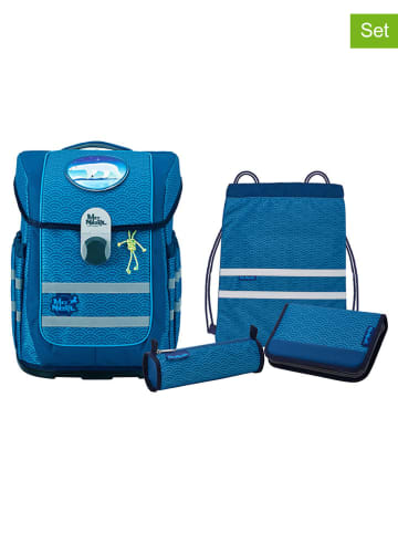 McNeill 5tlg. Schulranzen-Set "McNeill McOcean PUNTOBLU" in Blau