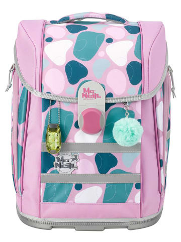 McNeill 6-delige schooltasset "McLight BARBA" lichtroze