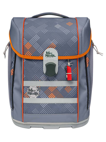 McNeill 6-delige schooltasset "McLight FIRE" grijs