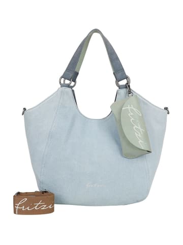 Fritzi aus Preußen Shopper bag w kolorze błękitnym - 46 x 41 x 13 cm