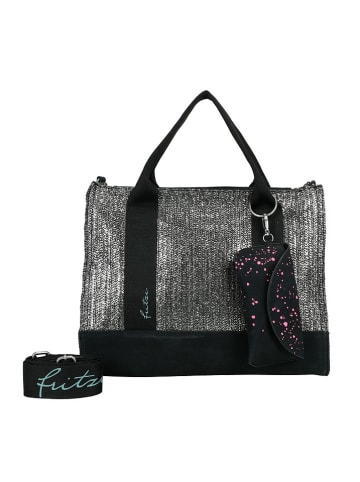 Fritzi aus Preußen Henkeltasche in Schwarz - (B)40 x (H)32 x (T)17 cm