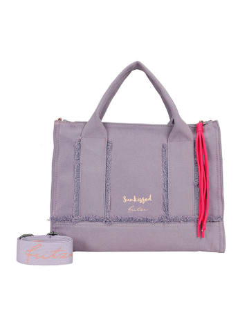 Fritzi aus Preußen Henkeltasche in Lila - (B)40 x (H)29,5 x (T)14 cm