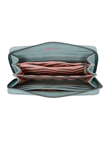 Fritzi aus Preußen Portemonnee "Mini Ken" lichtblauw - (B)19,5 x (H)9,5 x (D)2,5 cm
