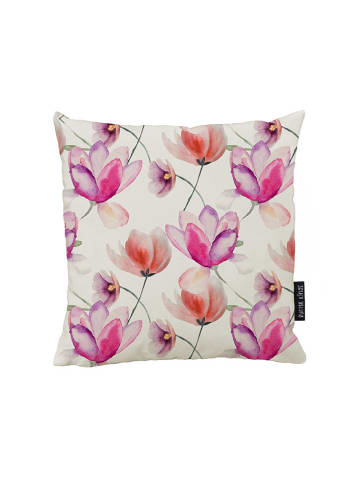 Butter Kings Kissenhülle in Beige/ Pink - (L)45 x (B)45 cm