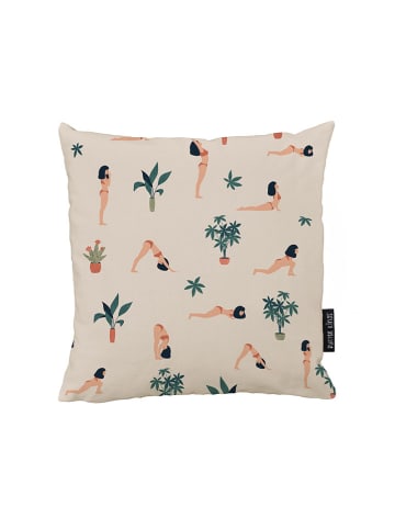 Butter Kings Kissenhülle in Beige/ Bunt - (L)45 x (B)45 cm