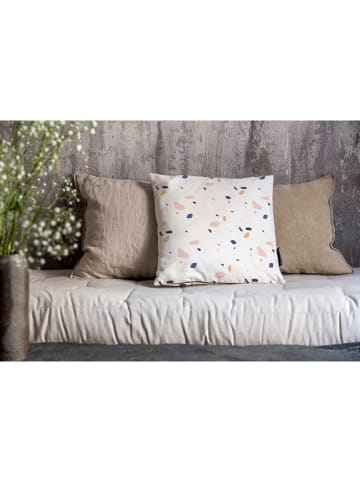 Butter Kings Kussenhoes beige/meerkleurig - (L)45 x (B)45 cm