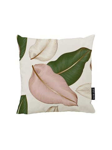 Butter Kings Kissenhülle in Beige/ Rosa/ Grün - (L)45 x (B)45 cm