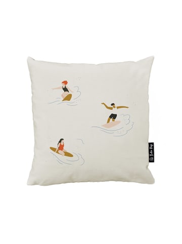 Butter Kings Kussenhoes beige/meerkleurig - (L)45 x (B)45 cm