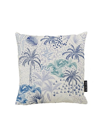 Butter Kings Kissenhülle in Beige/ Blau - (L)45 x (B)45 cm