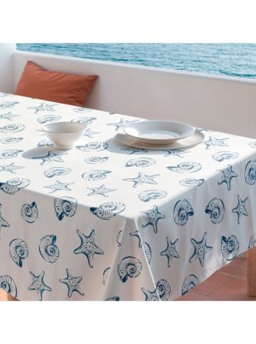 Mint Rugs Obrus "Summer Special Myrtos" w kolorze biało-niebieskim