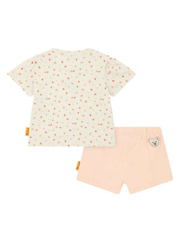 Steiff 2tlg. Outfit in Creme/ Rosa