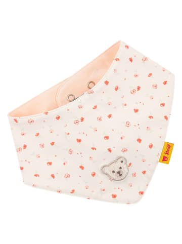 Steiff Dreieckstuch in Creme/ Rosa