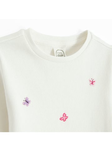 COOL CLUB Longsleeve in Weiß