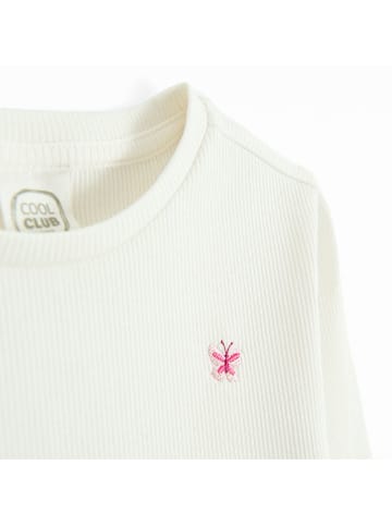 COOL CLUB Longsleeve in Weiß
