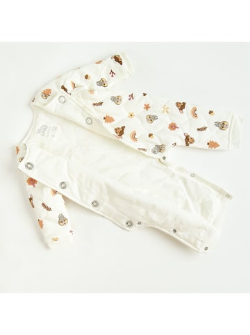 COOL CLUB Rampers w kolorze kremowym