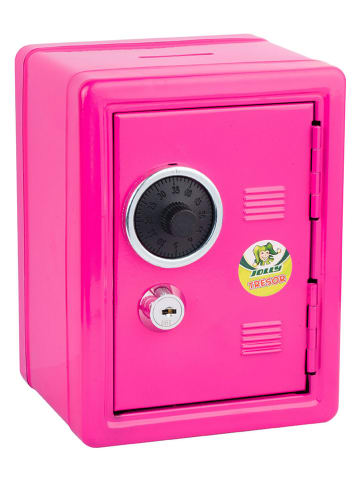 Jolly Spardose "Tresor" in Pink - (L)16,5 x (B)12,5 x (H)12 cm