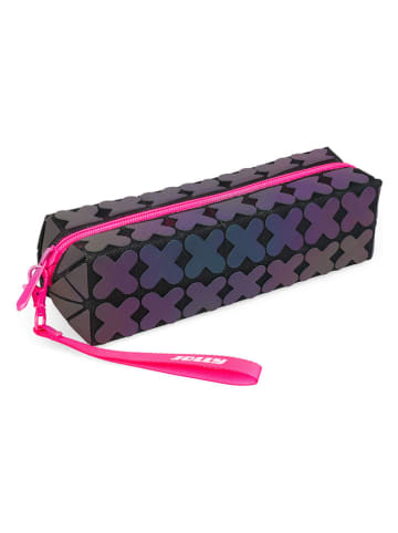 Jolly Schlampermäppchen "Pennal X" in Grau/ Pink