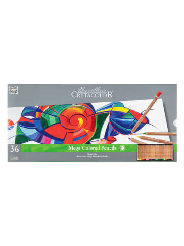 CRETACOLOR Buntstifte "MegaColor" - 36 Stück