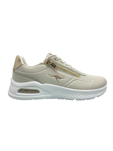 Kangaroos Sneakers "K-PLN Proud" beige/goudkleurig