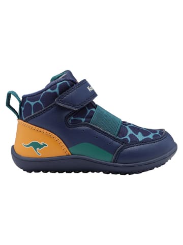 Kangaroos Trekkingschoenen "K-BFI Peppy EV" donkerblauw/petrol/geel
