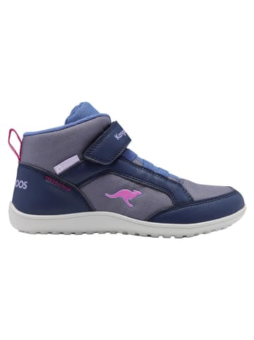 Kangaroos Barfußschuhe "K-BFK Sole Mid EV" in Dunkelblau/ Grau/ Rosa