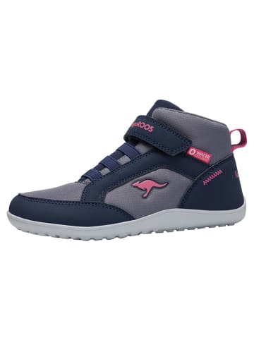 Kangaroos Barefootschoenen "K-BFK Sole Mid EV" donkerblauw/grijs/lichtroze