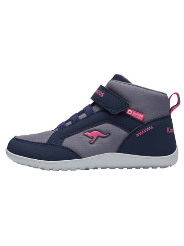 Kangaroos Barefootschoenen "K-BFK Sole Mid EV" donkerblauw/grijs/lichtroze