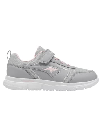 Kangaroos Sneakers "K-ETK Zig EV" in Grau/ Rosa